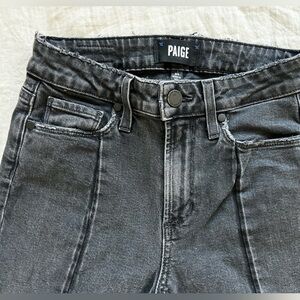Paige: Black Denim Jeans